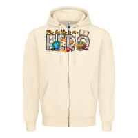 Sandshell My Daddy is my Hero Teacher Zipper Hoodie - CowhideDigitalArt
