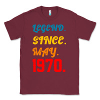 Burgundy Legend Since May 1970 Classic Tee - Bettercallsaul