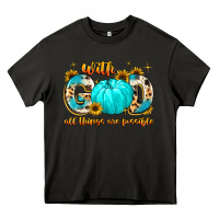 Asphalt with god all things are possible Heavy Core Tee - MaliasSmallBusiness