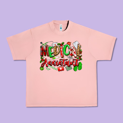 Christmas Medical Assistant Urban Heavy Tee Designed By Texasbilliewilder