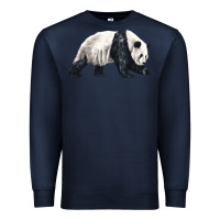 Navy walking panda Premium Sweatshirt - LillyAllenDesigns