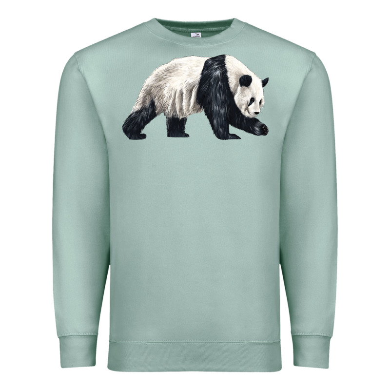 Walking Panda Premium Sweatshirt by LillyAllenDesigns | Teevron