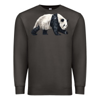 Smoke walking panda Premium Sweatshirt - LillyAllenDesigns