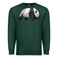Sports Green walking panda Premium Sweatshirt - LillyAllenDesigns