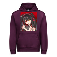 Mauve Wine tokisaki kurumi Urban Hoodie - tuanDangUi