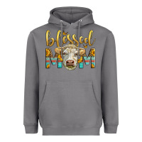 Storm Western Blessed Mom Charolais Bull Heavyweight Hoodie - LillyAllenDesigns