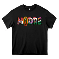 Black mexican flag our lady of guadalupe madre Heavy Core Tee - JahusDesignShop