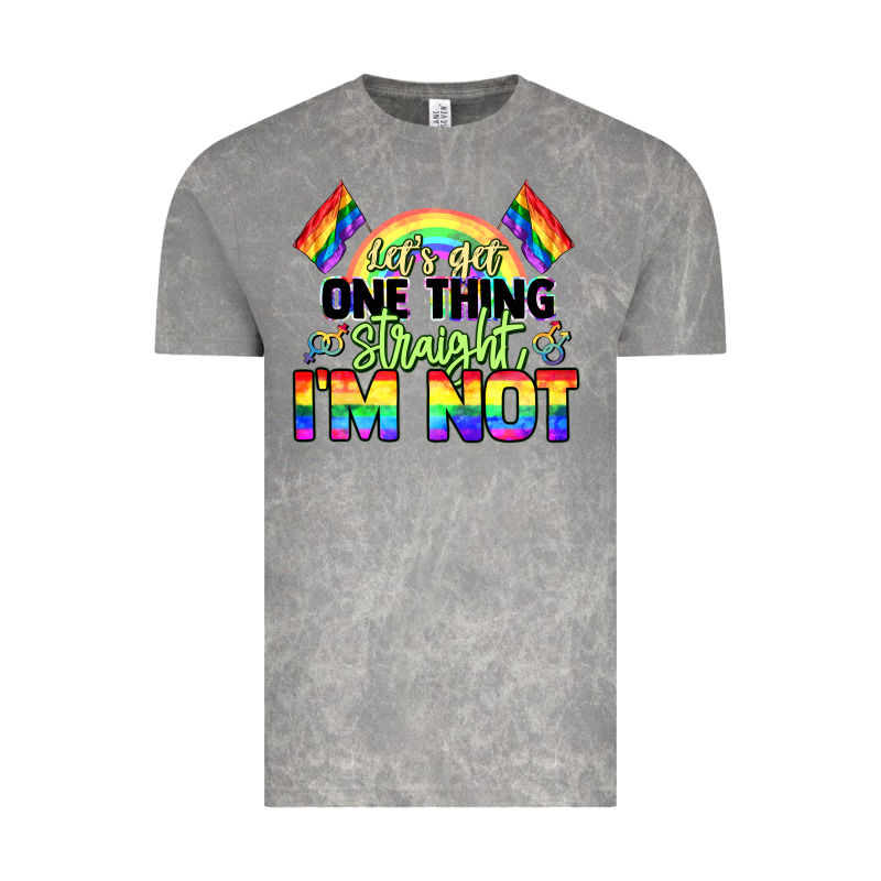 Let's Get One Thing Straight I'm Not Pride Lgbtq+ Vintage Tee by NancyCooperArtShop | Teevron