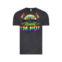Vintage Black Let's get one thing straight i'm not Pride LGBTQ+ Vintage Tee - NancyCooperArtShop