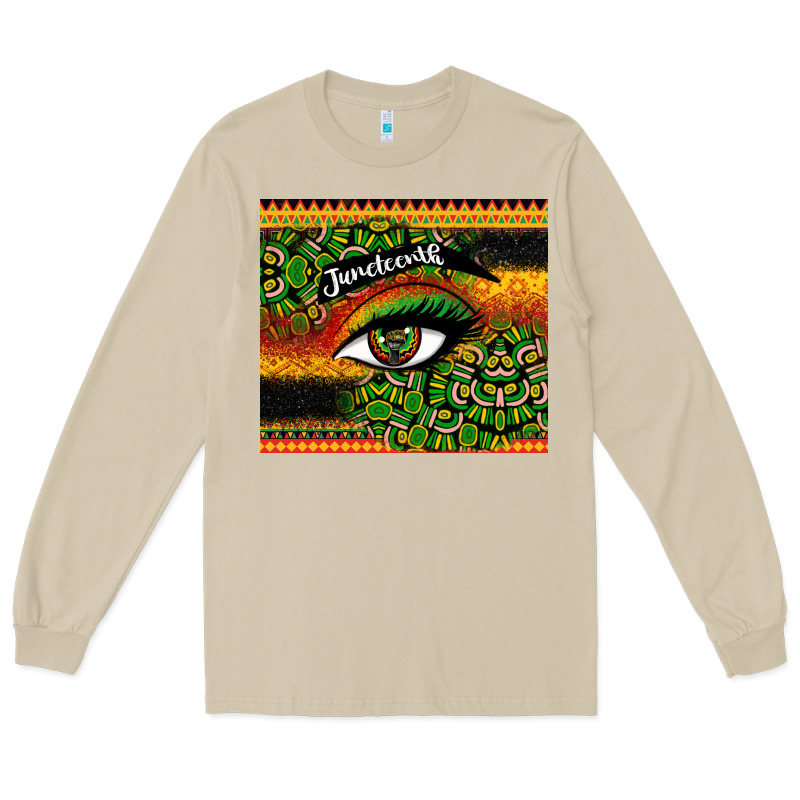 Juneteenth Eyelash Long Sleeve Tee by CowGirlArtShop | Teevron