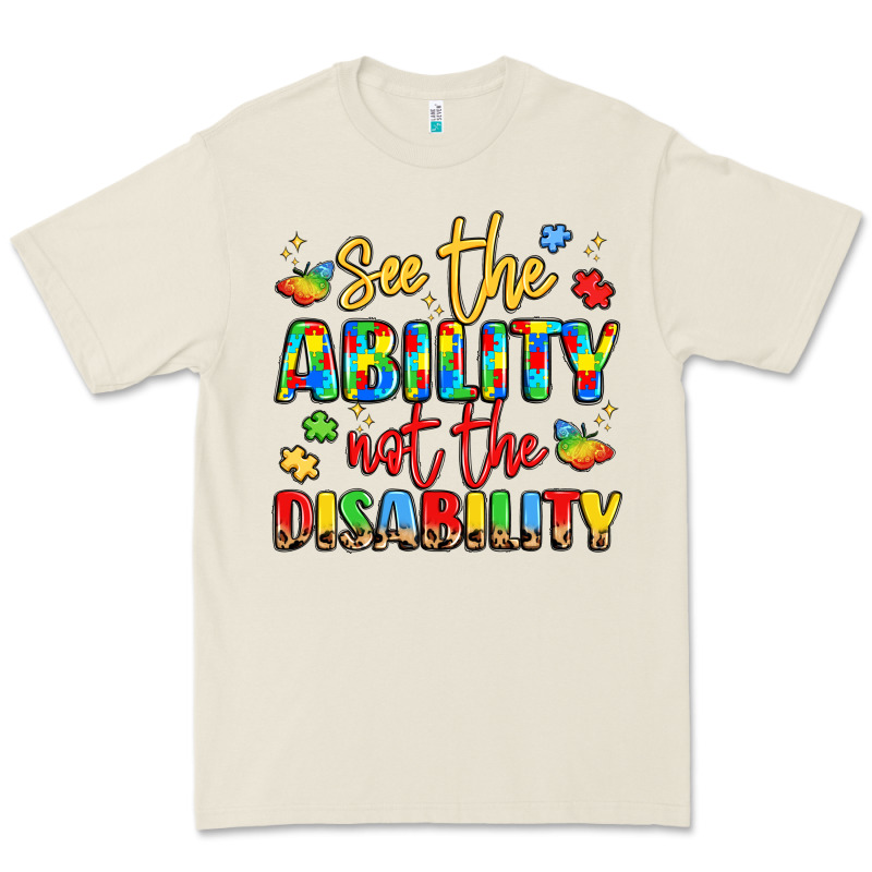 See The Ability Not The Disability Premium Tee by LillyAllenDesigns | Teevron