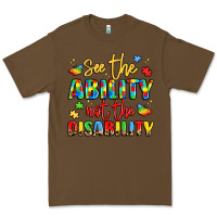 Cacao see the ability not the disability Premium Tee - LillyAllenDesigns