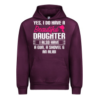 Mauve Wine Father Yes I Do Have A Beautiful Daughter Urban Hoodie - tuanDangUi