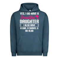 Pigment Midnight Navy Father Yes I Do Have A Beautiful Daughter Urban Hoodie - tuanDangUi