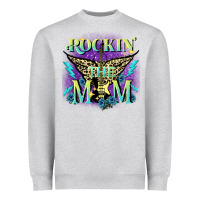 Rockin' The Mom Mother's Day Heavyweight Sweatshirt | Teevron