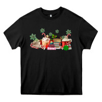 Black Christmas coffee Heavy Core Tee - MaliasSmallBusiness