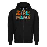 Black girl mama Zipper Hoodie - LillyAllenDesigns