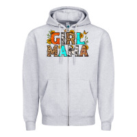Heather Grey girl mama Zipper Hoodie - LillyAllenDesigns