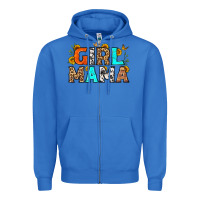 True Royal girl mama Zipper Hoodie - LillyAllenDesigns