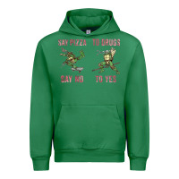 Emerald say pizza to drugs say no to yes Urban Hoodie - tuanDangUi