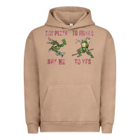 Pigment Burro say pizza to drugs say no to yes Urban Hoodie - tuanDangUi