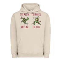 Pigment French Oak say pizza to drugs say no to yes Urban Hoodie - tuanDangUi