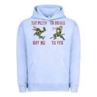 Pigment Grape Ice say pizza to drugs say no to yes Urban Hoodie - tuanDangUi