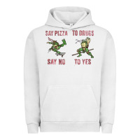 Pigment Lunar Rock say pizza to drugs say no to yes Urban Hoodie - tuanDangUi