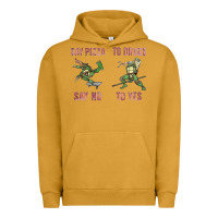 Pigment Peanut Butter say pizza to drugs say no to yes Urban Hoodie - tuanDangUi