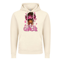Vintage Artic lets beat cancer afro messy bun Vintage Hoodie - texasbilliewilder
