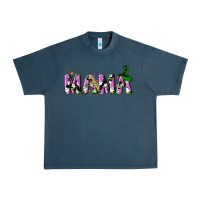 Midnight Navy Halloween spooky Mama Urban Heavy Tee - NancyCooperArtShop