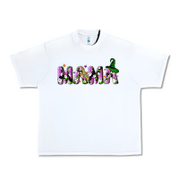 White Halloween spooky Mama Urban Heavy Tee - NancyCooperArtShop