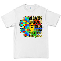 White always unique totally intelligent sometimes myster Premium Tee - LillyAllenDesigns