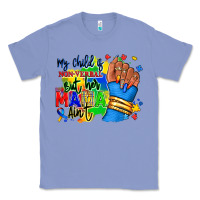 Colony Blue my child is non verbal but her mama aint afro hand rana Classic Tee - RanaPortraitStore