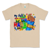Mushroom my child is non verbal but her mama aint afro hand rana Classic Tee - RanaPortraitStore