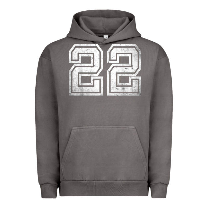 Number 22 Sports Jersey Lucky No. Birthday Age Vintage Urban Hoodie by tuanDangUi | Teevron