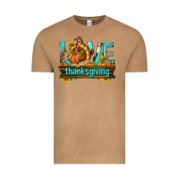 Vintage Camel Love Thanksgiving with Turkey Vintage Tee - texasbilliewilder
