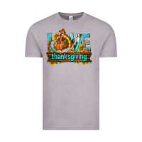 Vintage Zinc Love Thanksgiving with Turkey Vintage Tee - texasbilliewilder