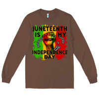 Chestnut juneteenth is my independence day cowgirl Long Sleeve Tee - CowGirlArtShop