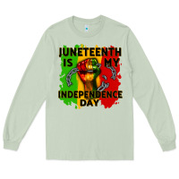 Matcha juneteenth is my independence day cowgirl Long Sleeve Tee - CowGirlArtShop