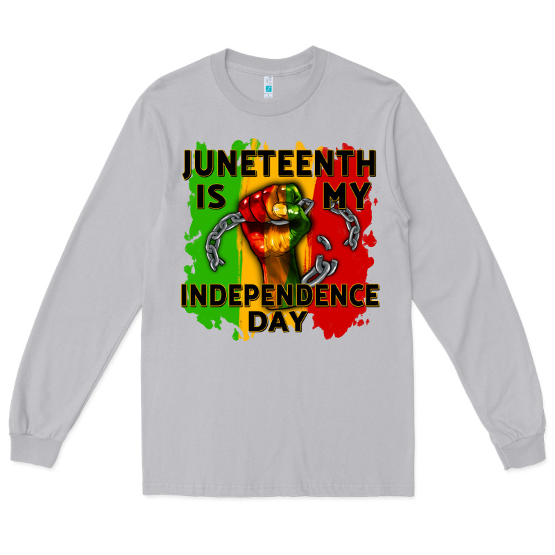 Juneteenth Is My Independence Day Cowgirl Long Sleeve Tee by CowGirlArtShop | Teevron