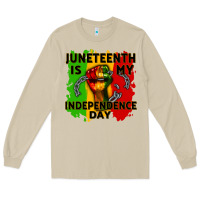 Mushroom juneteenth is my independence day cowgirl Long Sleeve Tee - CowGirlArtShop