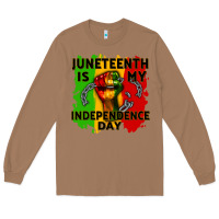 Toasted Coconut juneteenth is my independence day cowgirl Long Sleeve Tee - CowGirlArtShop