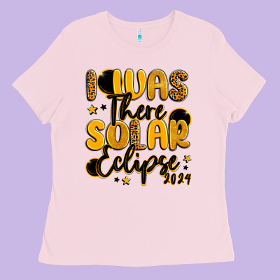 I Was There Solar Eclipse 2024 Ladies Tee Designed By Lillyallendesigns
