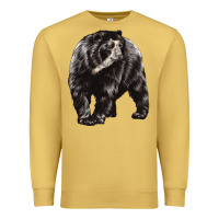 Antique Gold Spectacled Bear Premium Sweatshirt - LillyAllenDesigns
