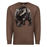 Chestnut Spectacled Bear Premium Sweatshirt - LillyAllenDesigns