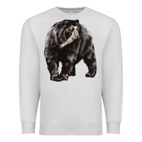 Dove Grey Spectacled Bear Premium Sweatshirt - LillyAllenDesigns