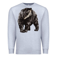 Heather Grey Spectacled Bear Premium Sweatshirt - LillyAllenDesigns