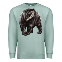 Seafoam Spectacled Bear Premium Sweatshirt - LillyAllenDesigns