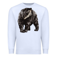 White Spectacled Bear Premium Sweatshirt - LillyAllenDesigns